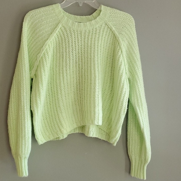 wild fable Sweaters - Wild Fable Bright Green Soft Sweater
